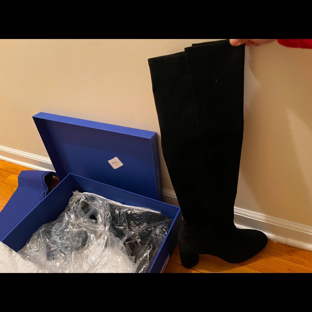 New Stuart weitzman over the knee suede boots
